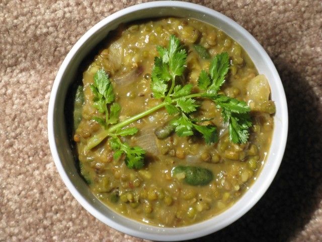 Green gram dal curry